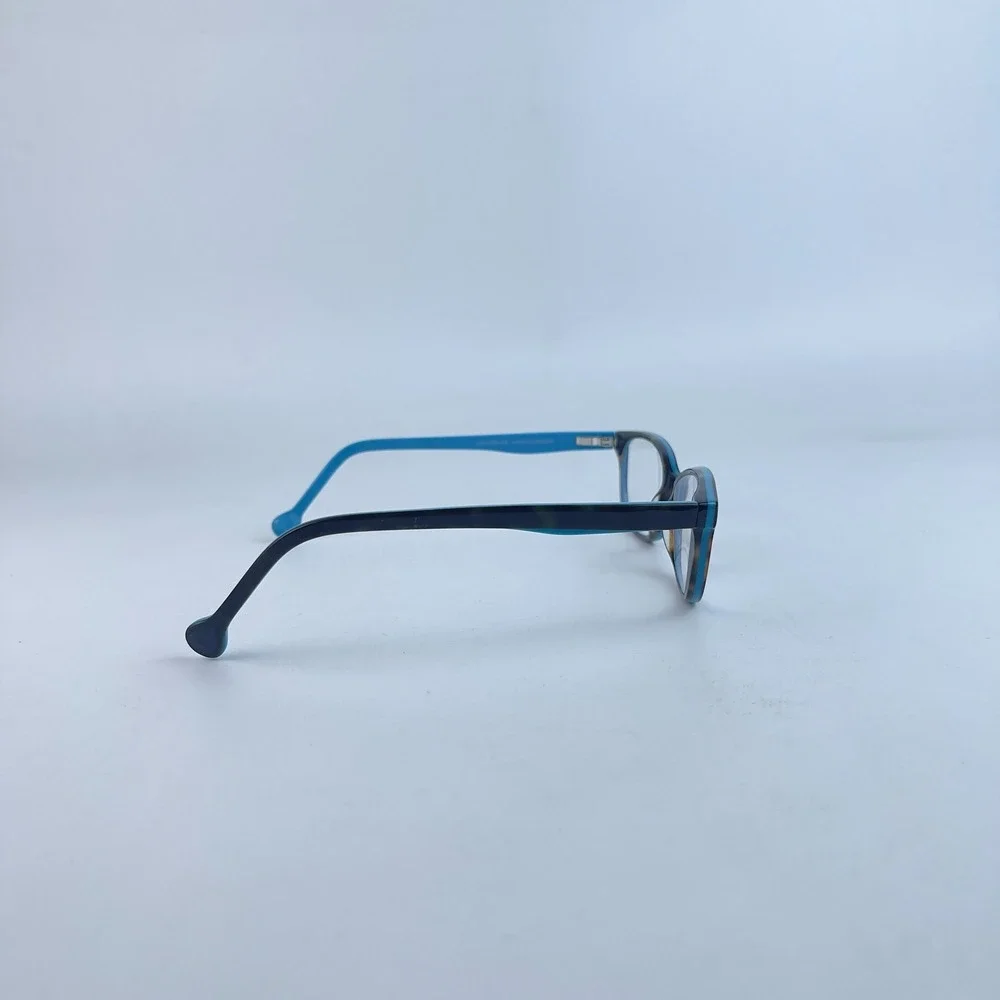 Lisa Loeb Hurricane 162 Women Eyeglasses Frame Aqua Full‎ Rim 51-16-135
